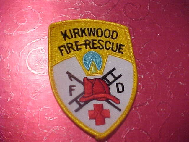 KIRKWOOD MISSOURI FIRE DEPARTMENT PATCH SHOULDER SIZE USED