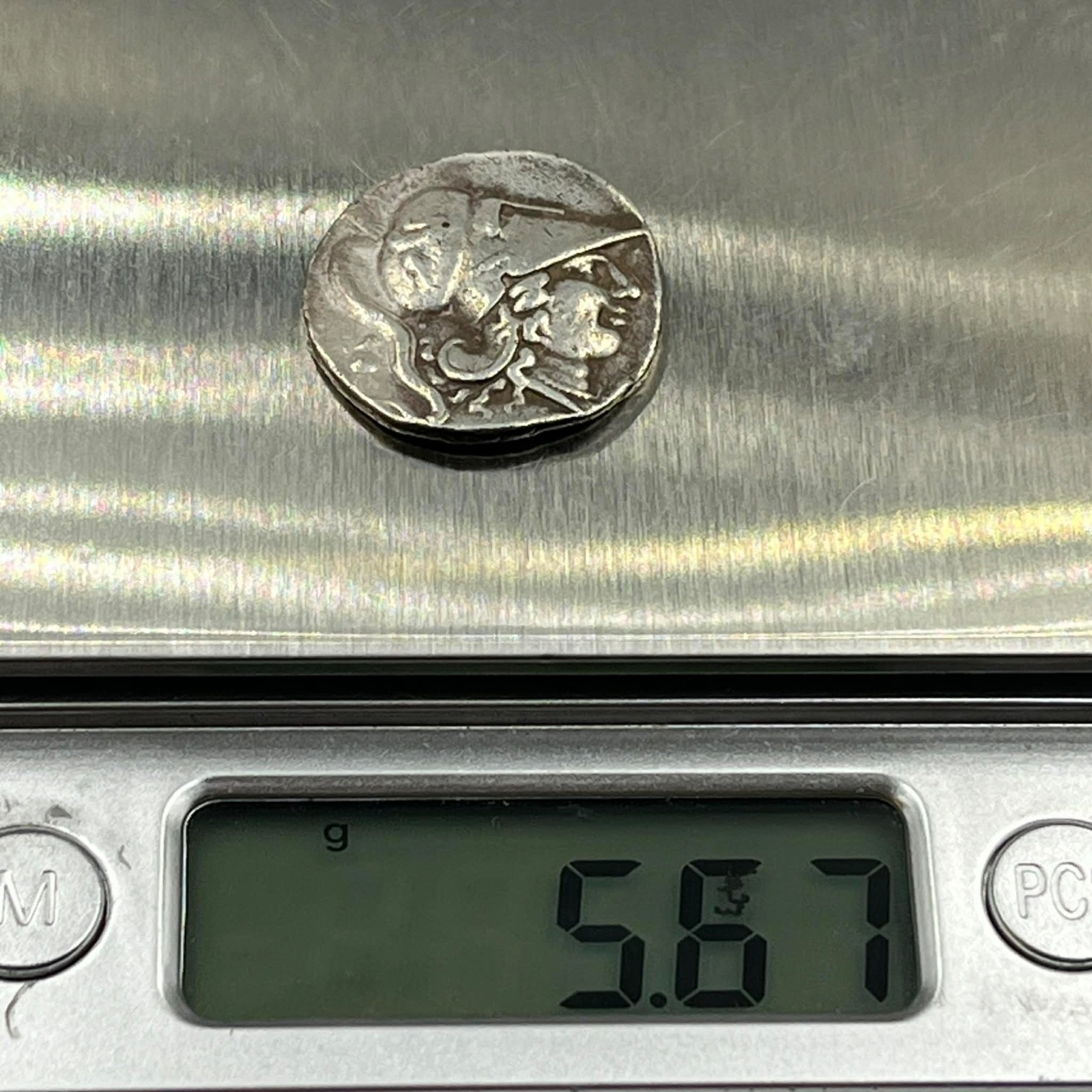 Wonderful old Roman solid silver Rare unique old Roman coin