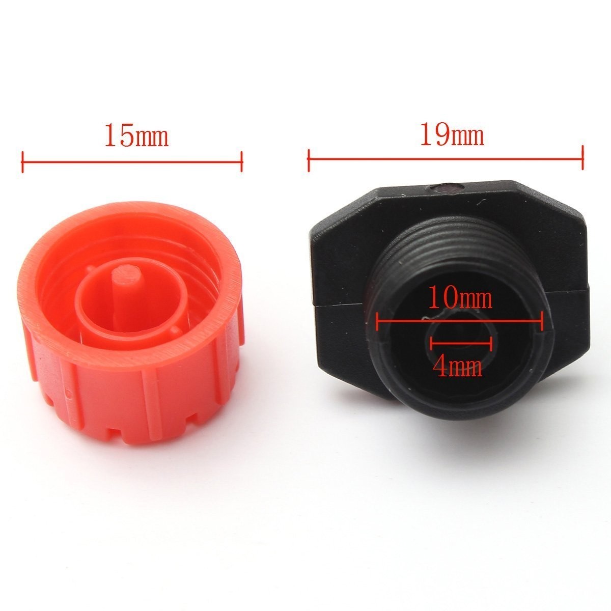 100pcs 360° Adjustable Irrigation Drippers for Efficient Garden Watering