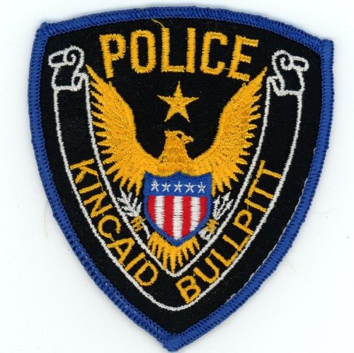 ILLINOIS IL KINCAID BULLPITT POLICE NICE SHOULDER PATCH SHERIFF