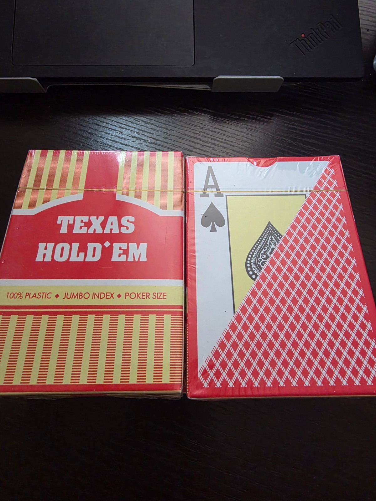 Infrared Marked IR Texas Hold Em Jumbo Poker decks of cards