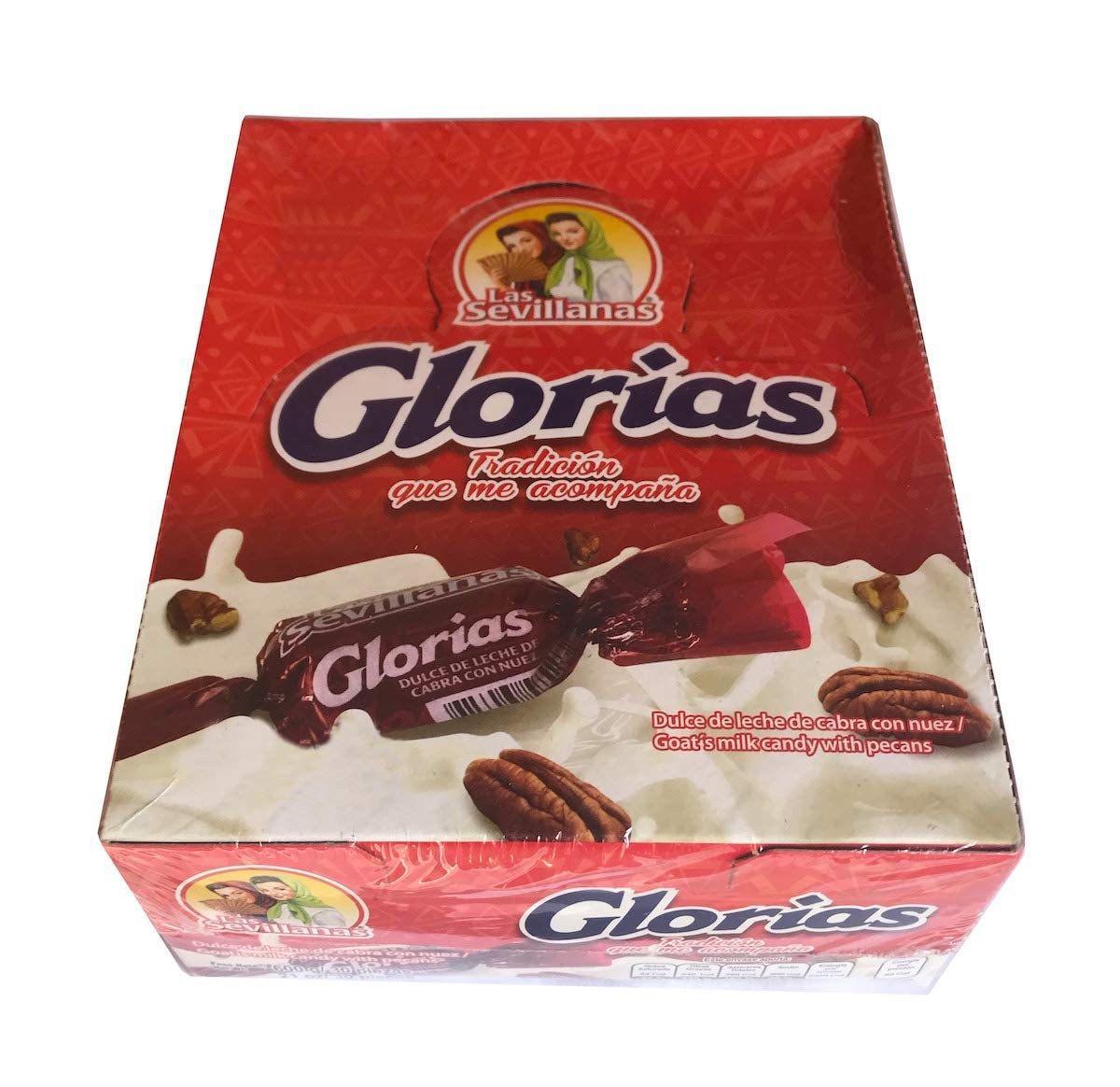 - Glorias Milk Goat Candy, from Mexico - Box of 30 Pieces - 21 oz / 600 gr