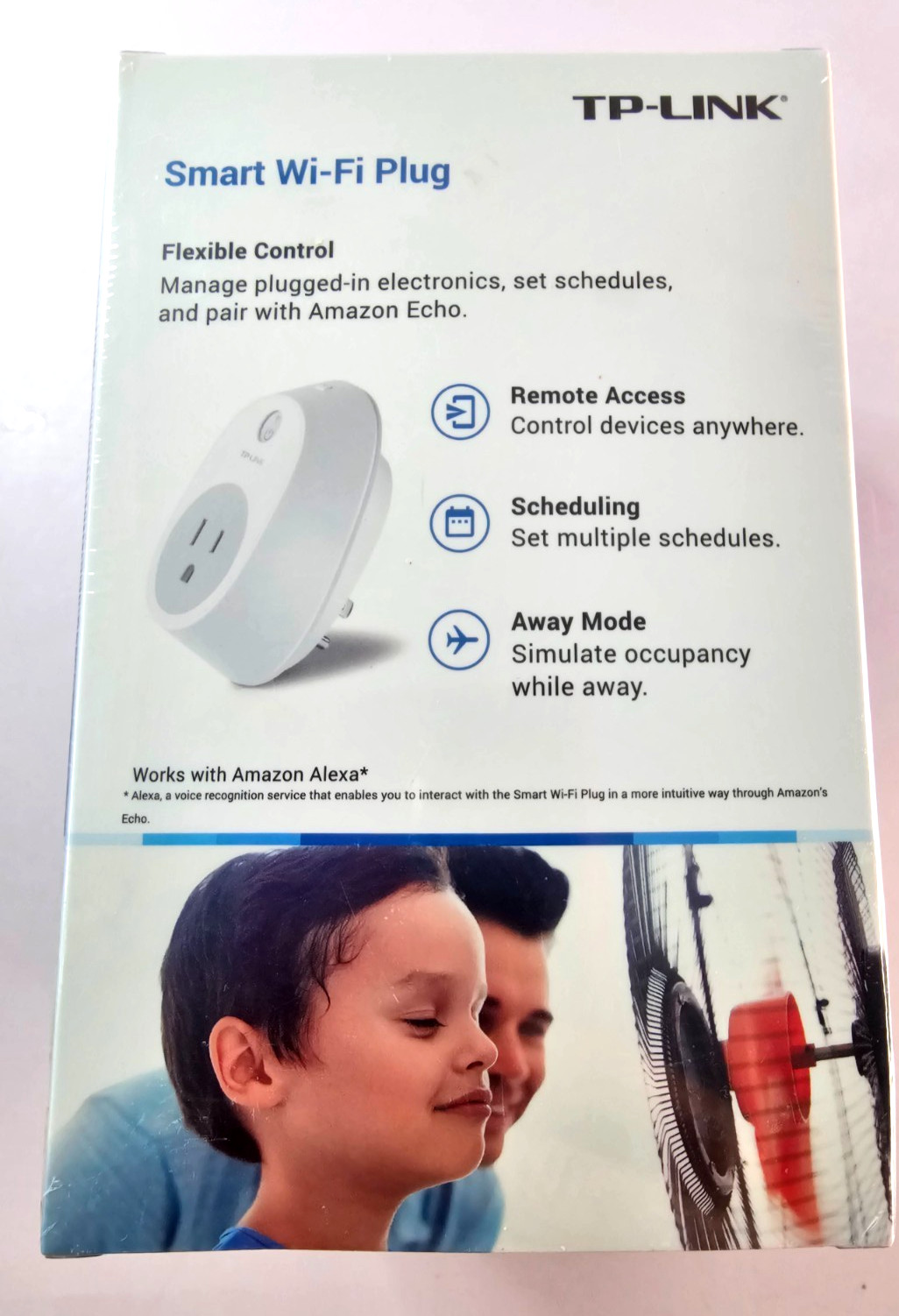 TP-LINK Smart Wi-Fi Plug Home Office HS100 Outlet (Never Used)