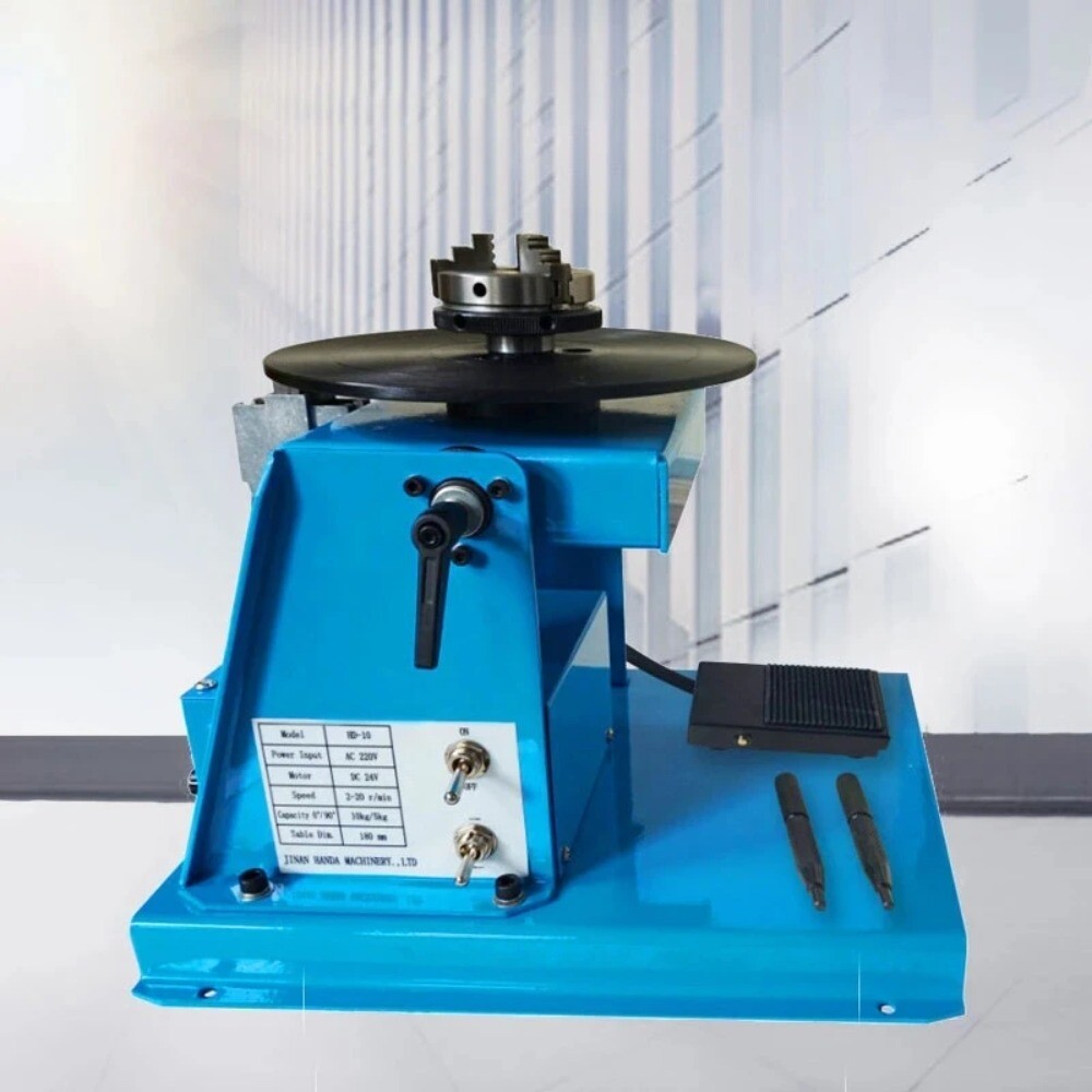 10 KG Small Welding Positioner Combined Automatic Welding Turntable + 65mm Chuck