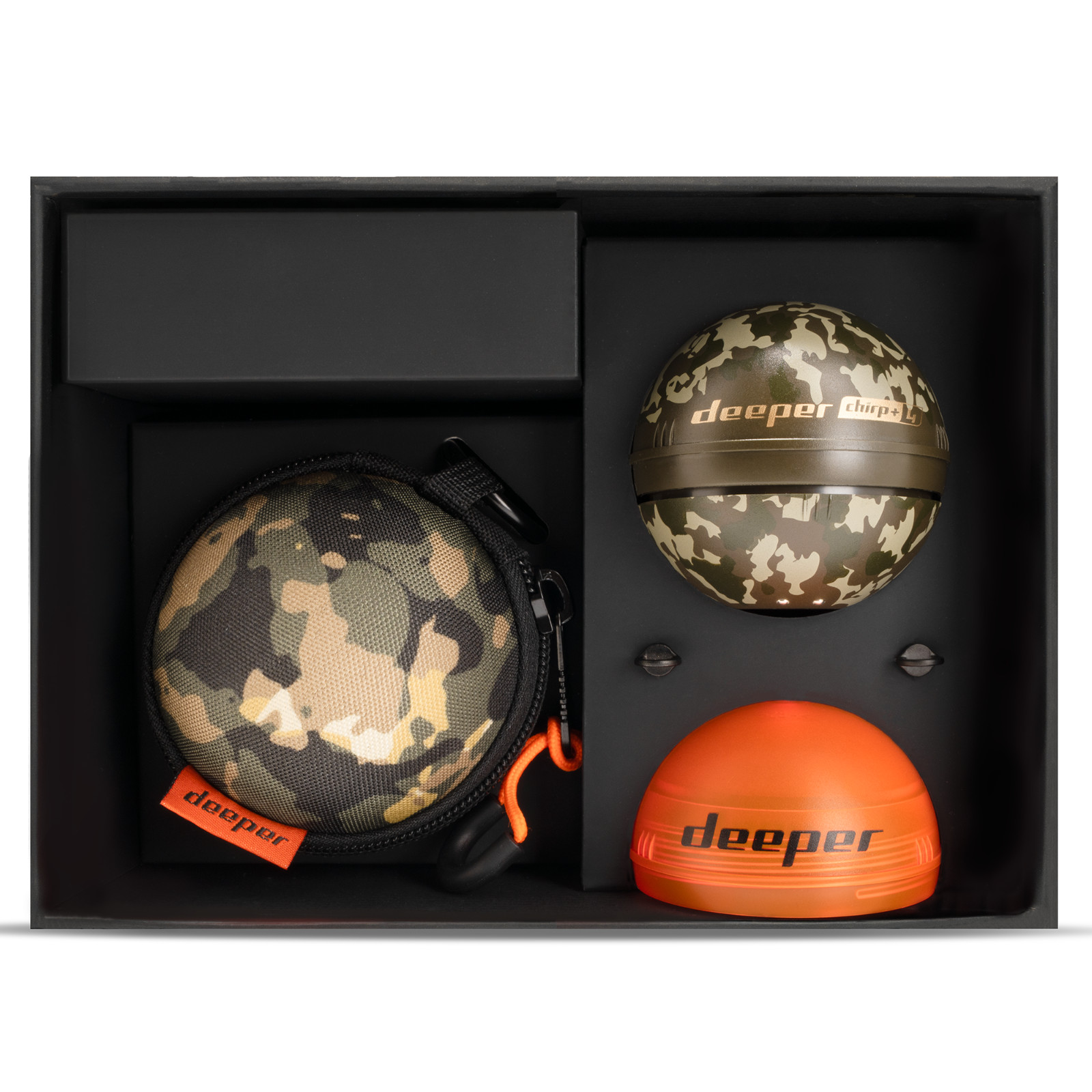 Deeper Chirp +4 Smart Sonar Fish Finder AI Mapping 1cm Target Depth Precision
