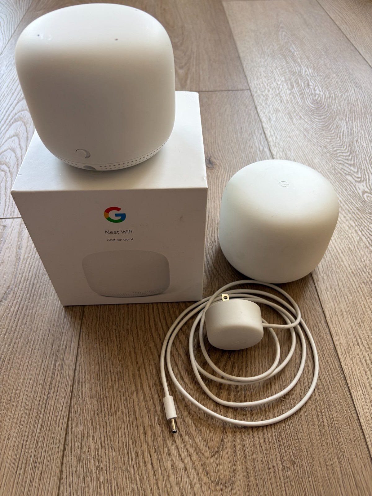 Google - Nest WiFi Router with 1 Point - Mesh Router / - Wi-Fi Extender
