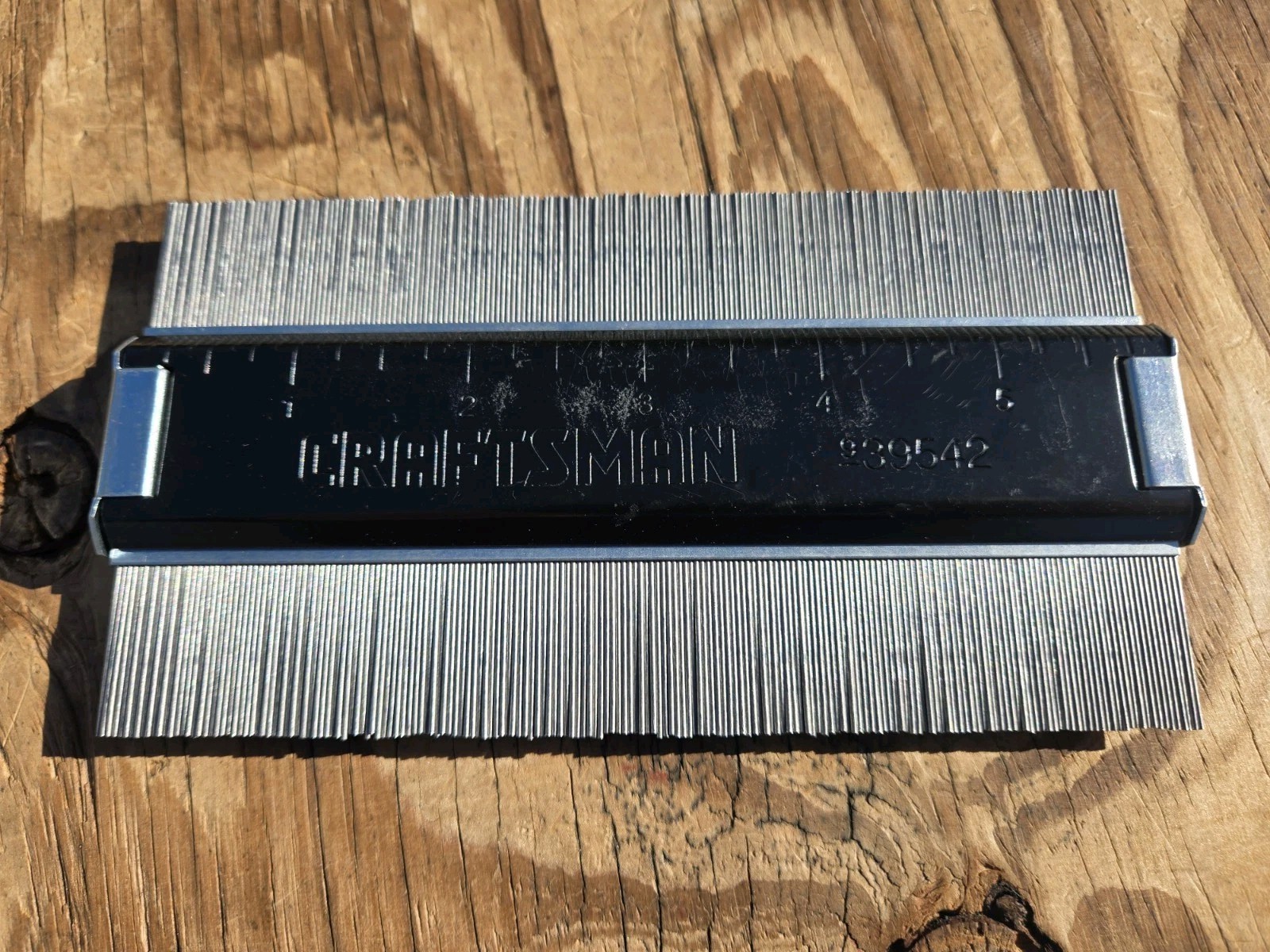 Vntg Sears Craftsman Stainless Steel Pins Duplicate Contour Gauge 6in. 39542 VGC