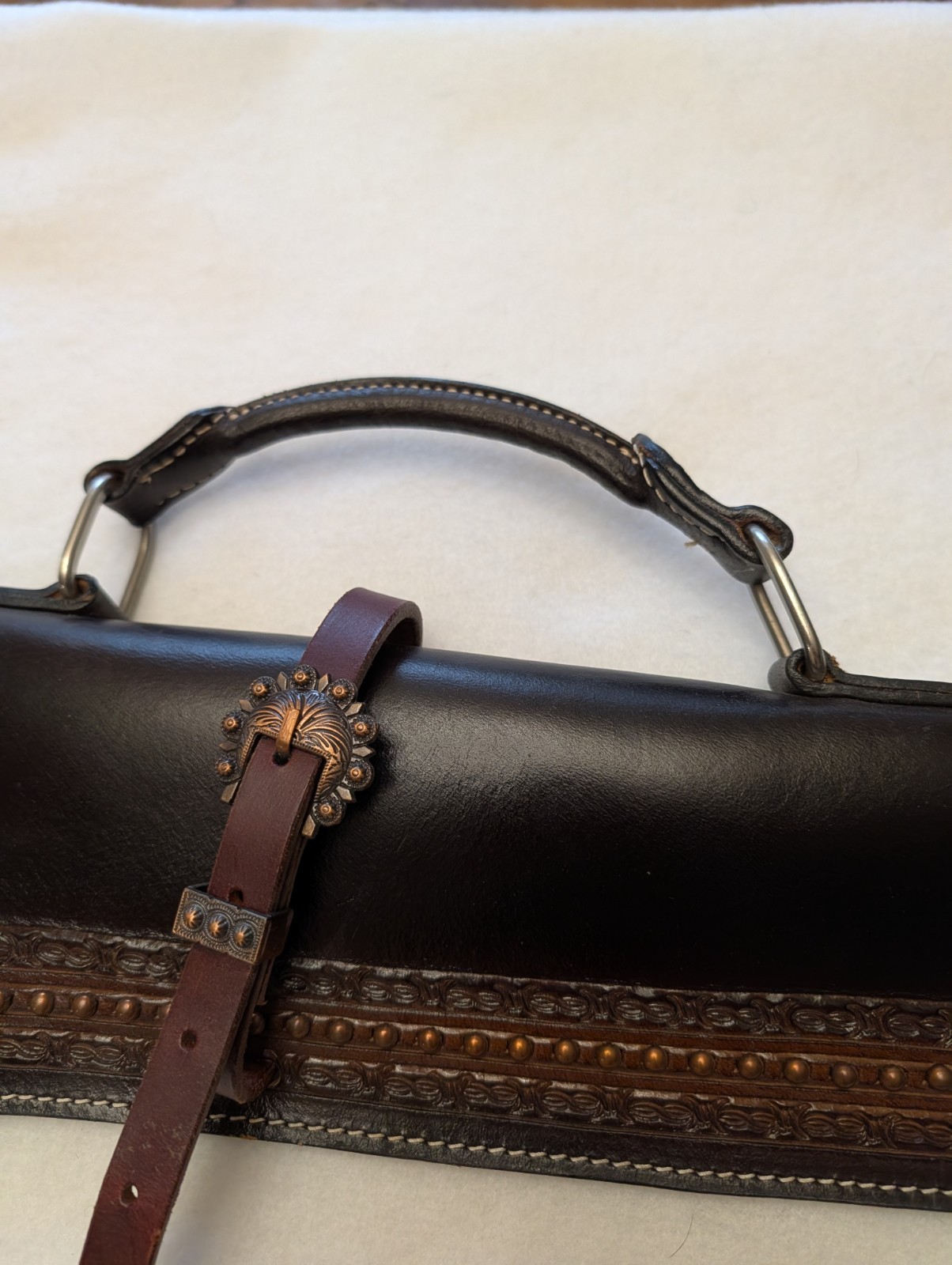 Leather Lever Action Rifle Sheath Case Western