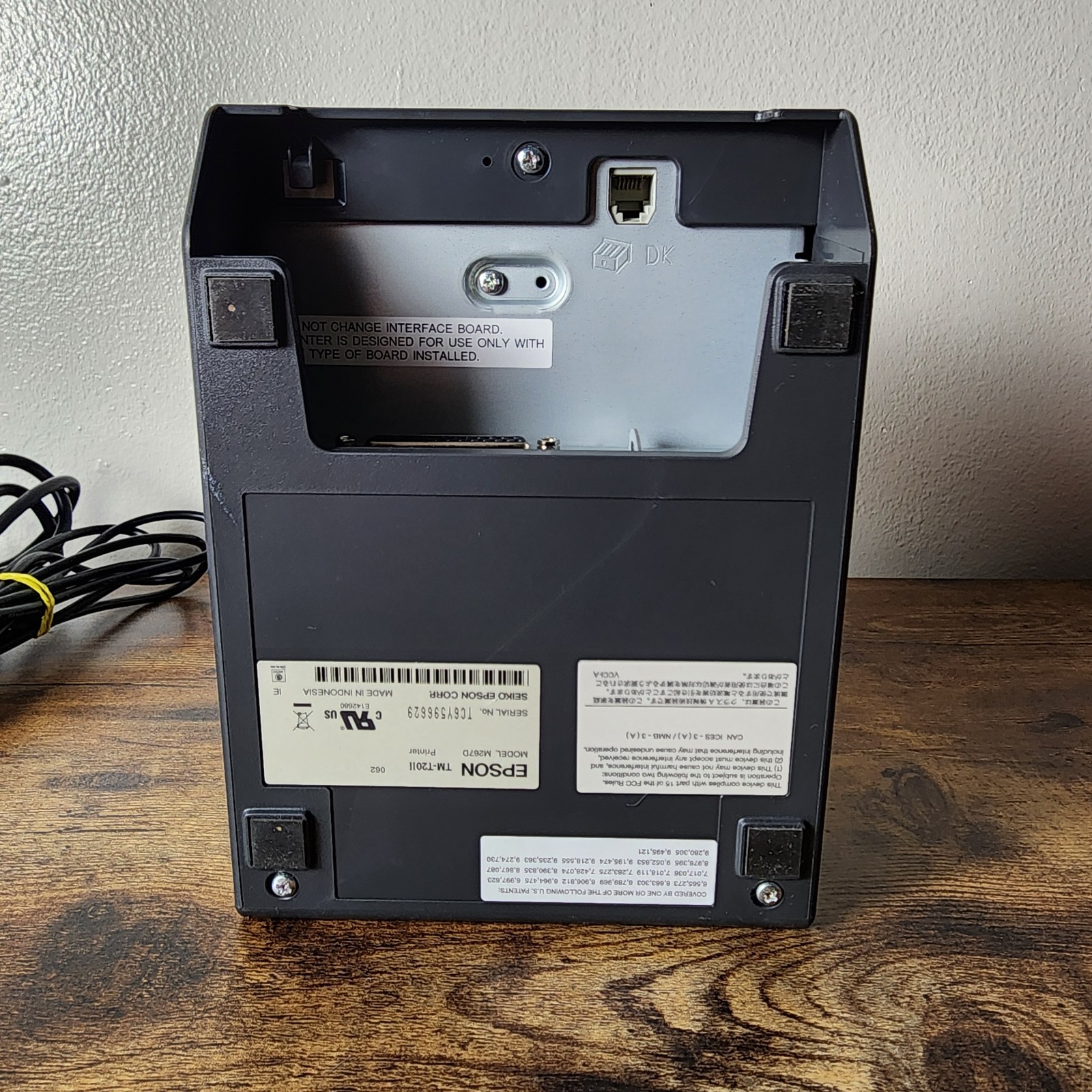 Epson TM-T20II with both USB +Serial Receipt Printer for kitchen restaurant