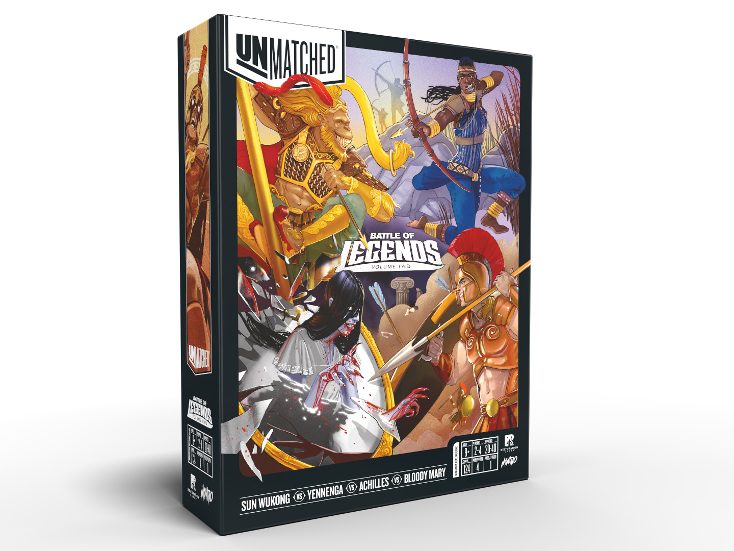 Unmatched Battle Of Legends Vol 2 Sun Wukong Yennenga Achilles Bloody Mary Mondo