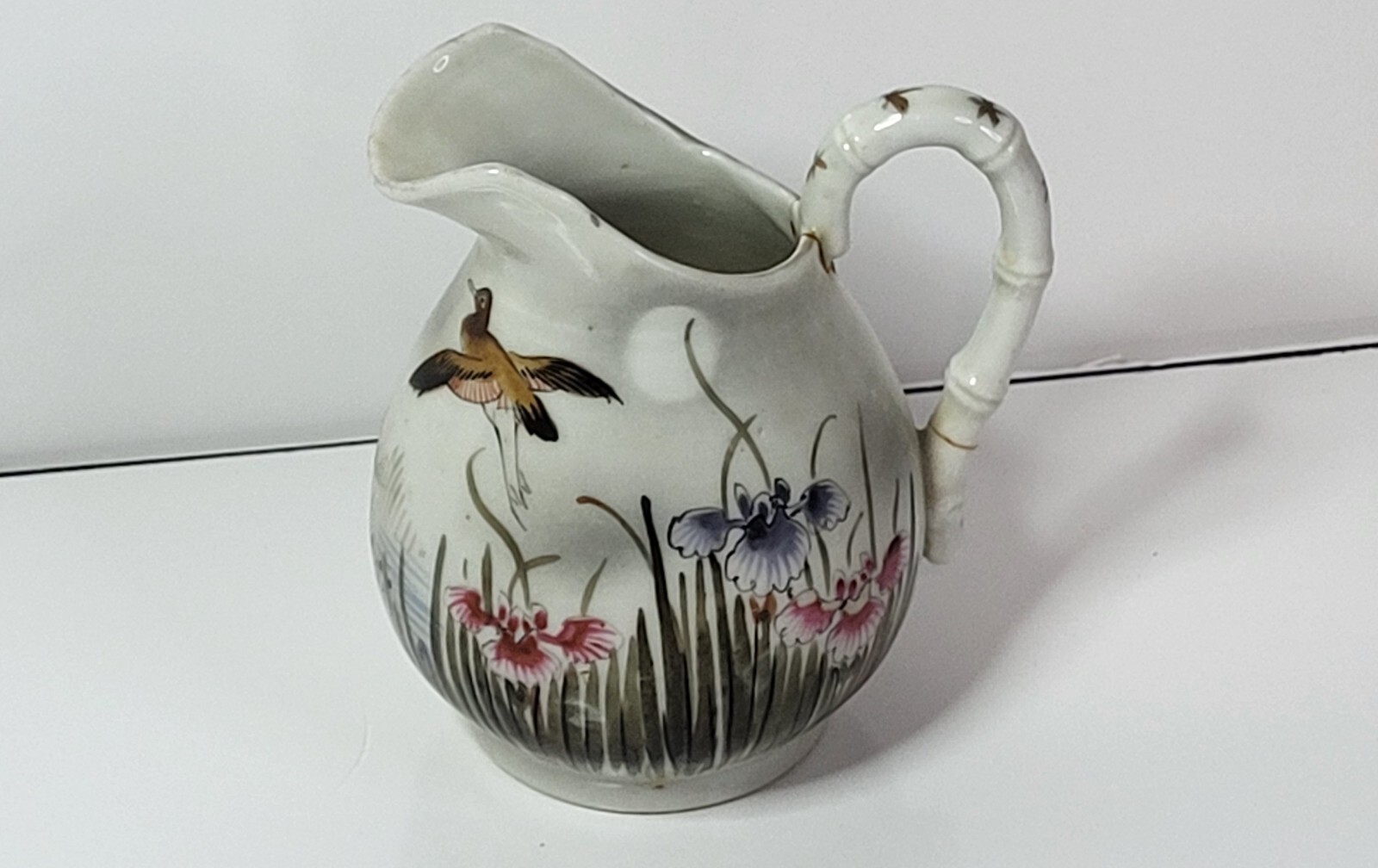 Vintage Japanese Suzuki Post WWII Era 5 in Small Ceramic Pitcher 40's & 50's