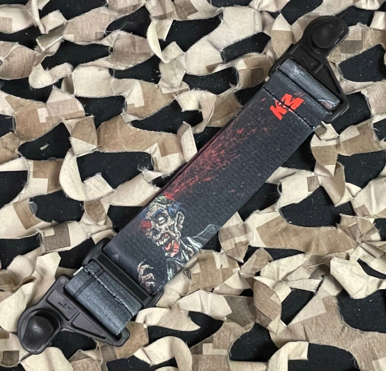 NEW KM Paintball EVS Goggle Strap - SE Kill Shot