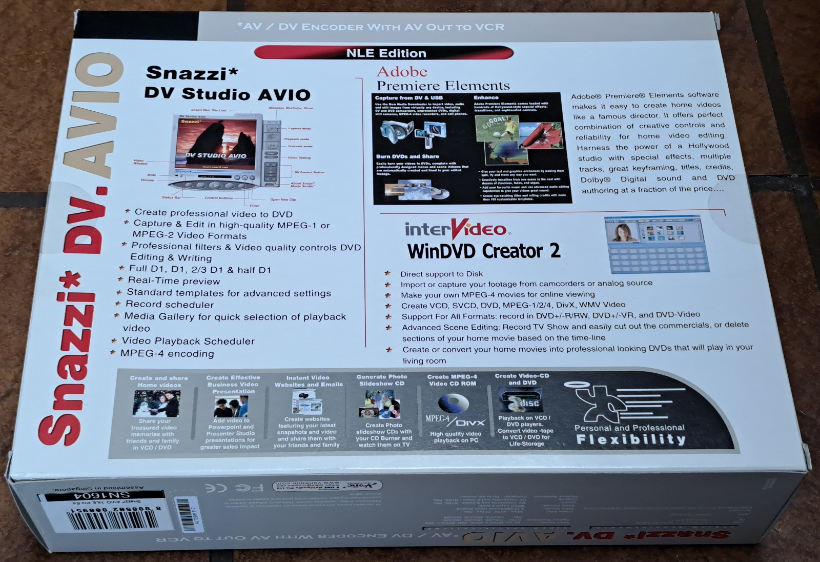 NEW! Unopened. Video Capture & Editing Kit. Snazzi* SN1604. Includes everything!