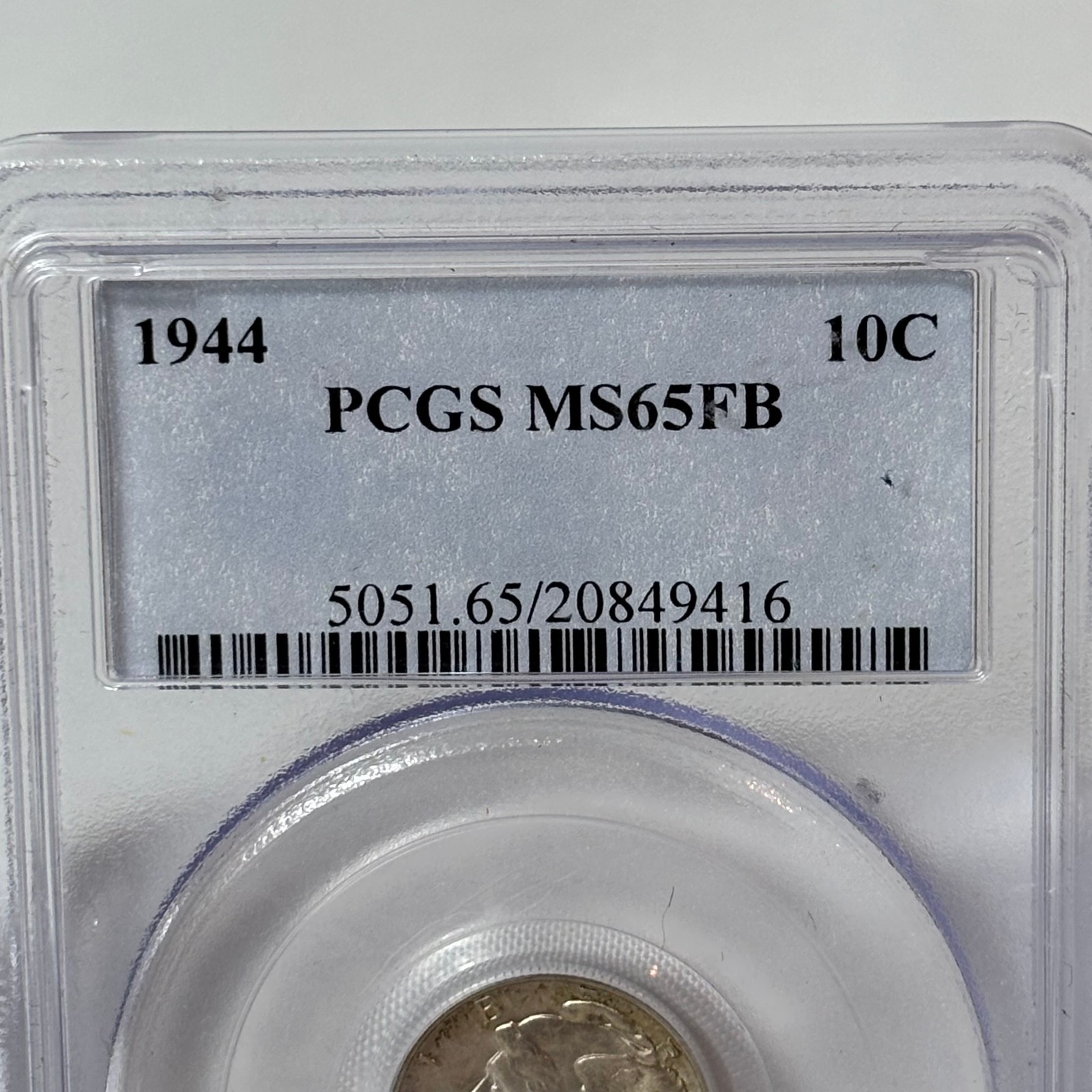 1944 Mercury Dime PCGS MS65FB