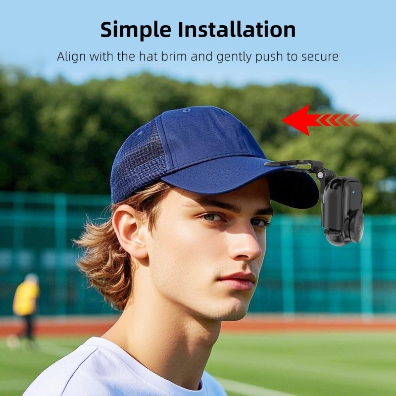 Quick Release Adjustable Hat Clip for GO UItra Action Cameras First Person