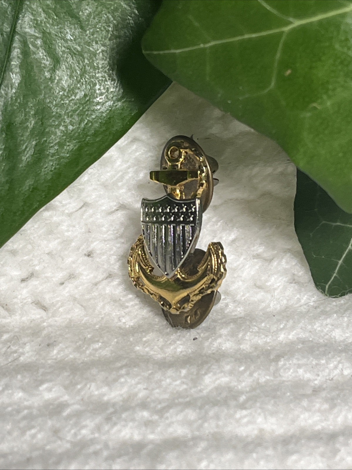 USCG Cap Device Senior Chief E-8 Miniature Size