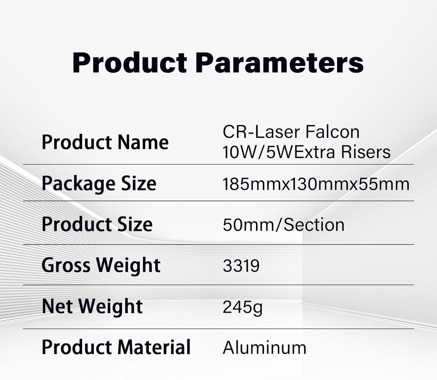 Falcon Extra Risers for Laser Engraver, 12 Pcs Support Column Increase 6" Hight