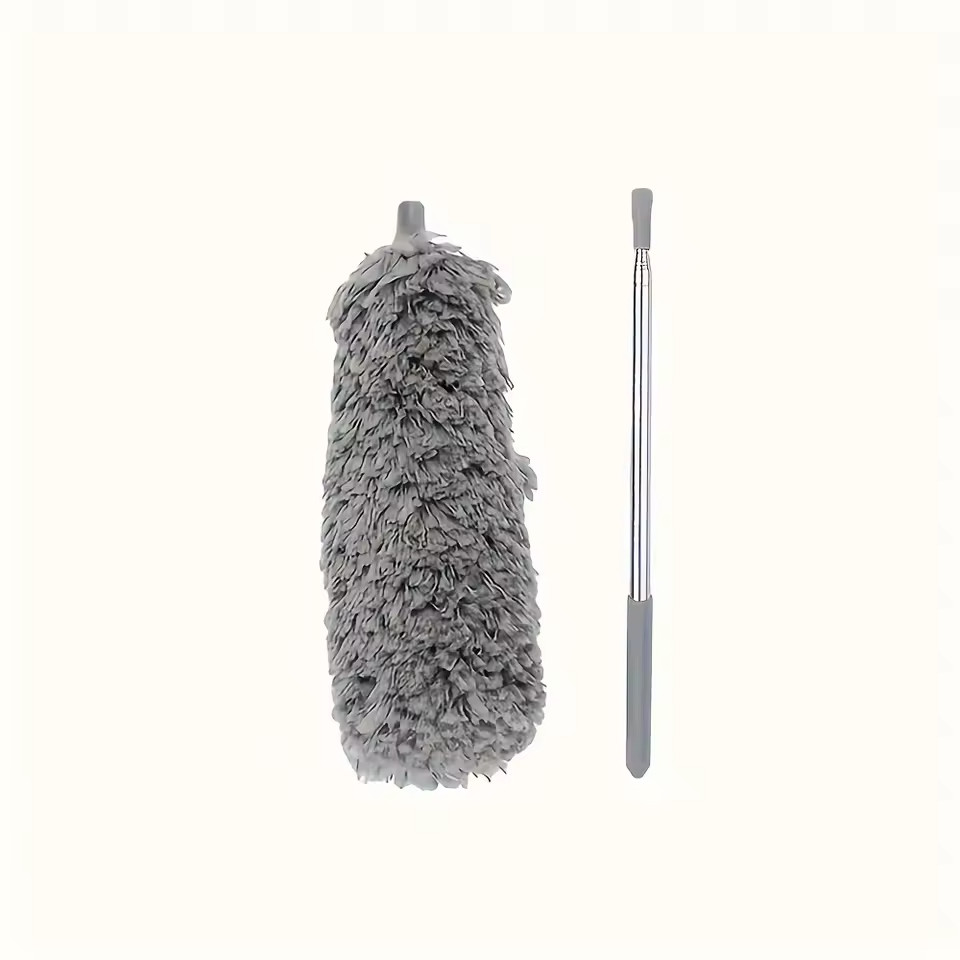 Microfiber Duster Soft Feather Dusting Brush Household Extendable Cleaning Tool