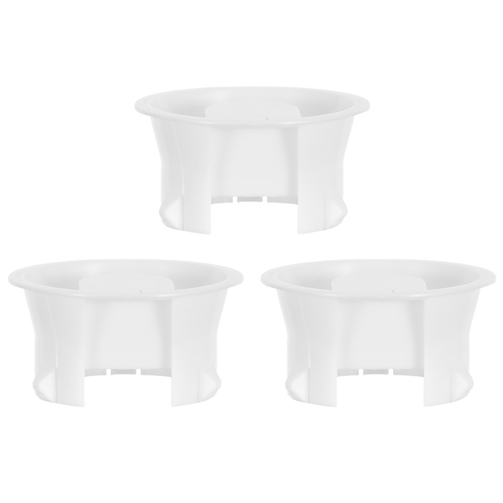 3pcs Plastic Water Pitcher Lid - 3" Replacement Carafe Cap For Cold Hot