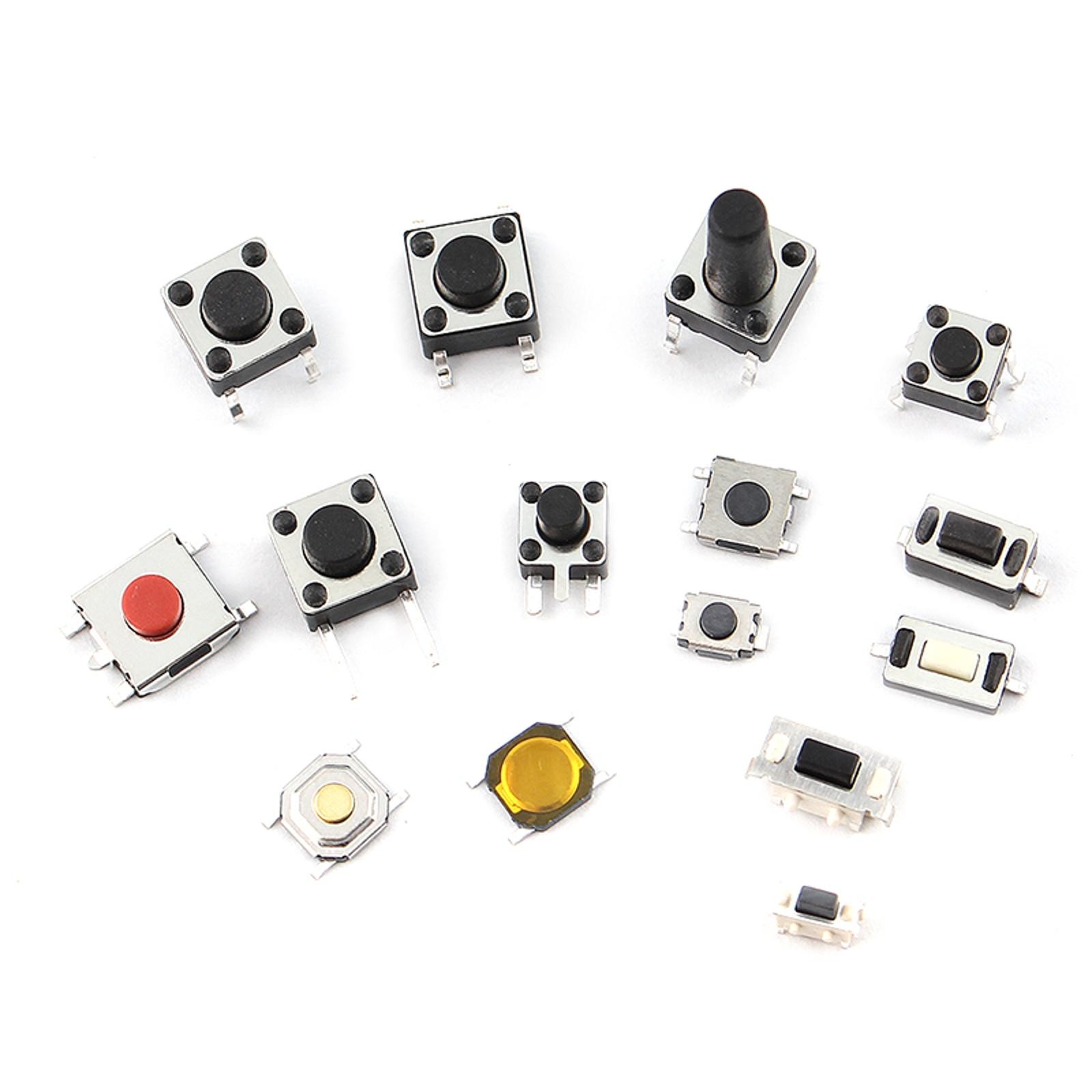 250pcs 25-Type Micro Switch Push Tact Button ON/OFF Touch Button Switch ccuu