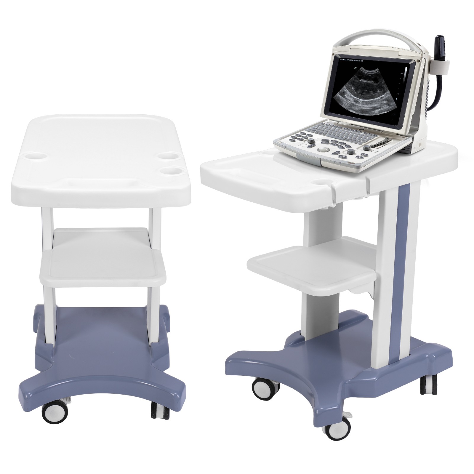 Rolling Cart with Wheels Medical Cart for Hospital Dental Clinics Beauty Salons