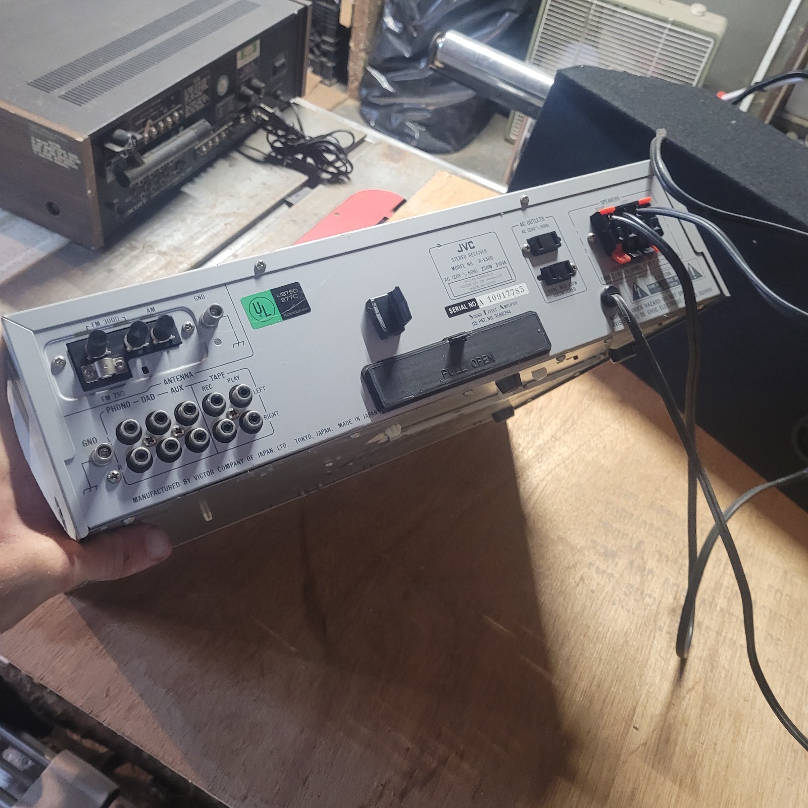 JVC R-X300 Digital Synthesizer Stereo Receiver Working Tested