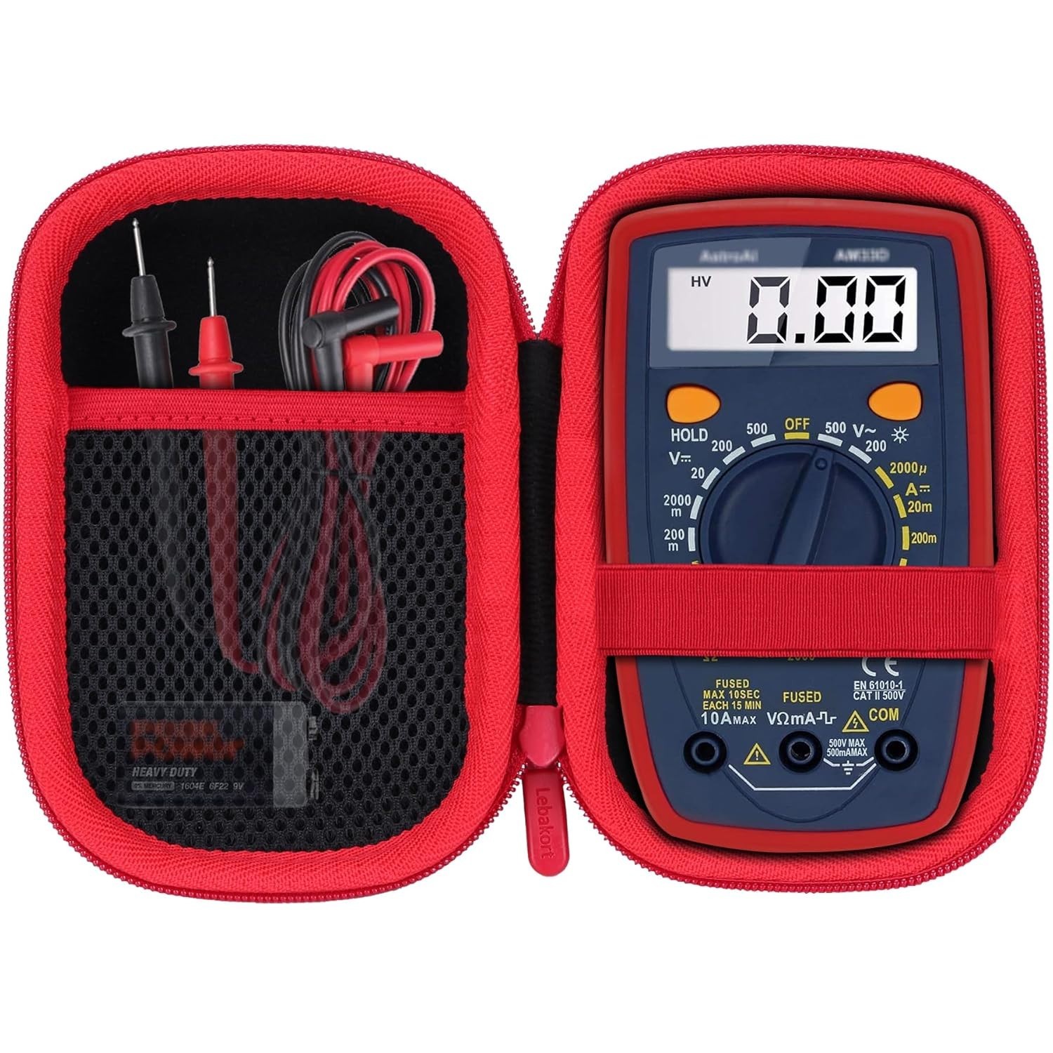 Hard Case Compatible with Astroai Multimeter Tester 2000 Counts Digital Multimet