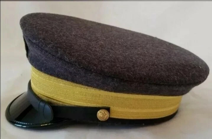 US Civil War Confederate Naval Admiral General Officers Wool Visor Hat Cap Kepi
