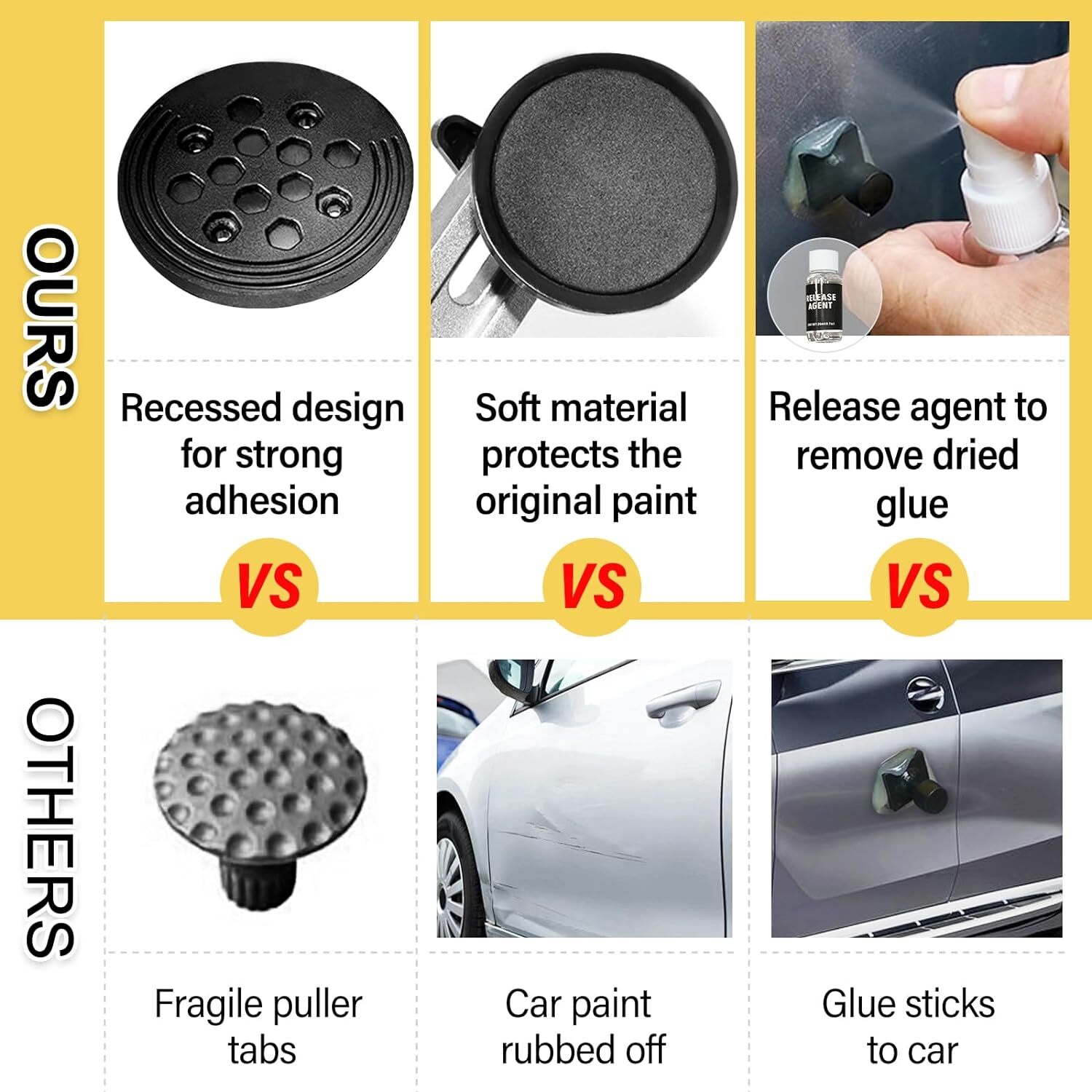 56 PCS Paintless Car Dent Puller Repair Remover Kit Lifter Dint Hail Damage Tool