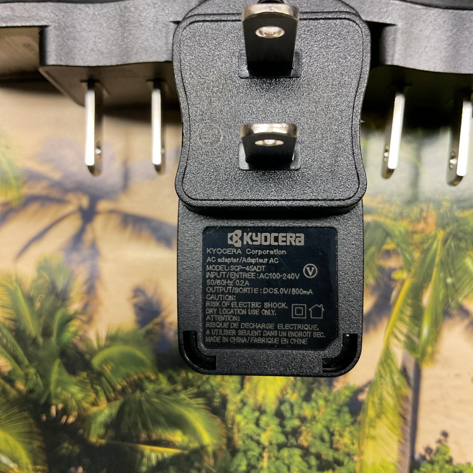 LOT OF 5 GENUINE OEM Kyocera SCP-45ADT AC Adapter - Black 5V 800mA ADAPTER ONLY