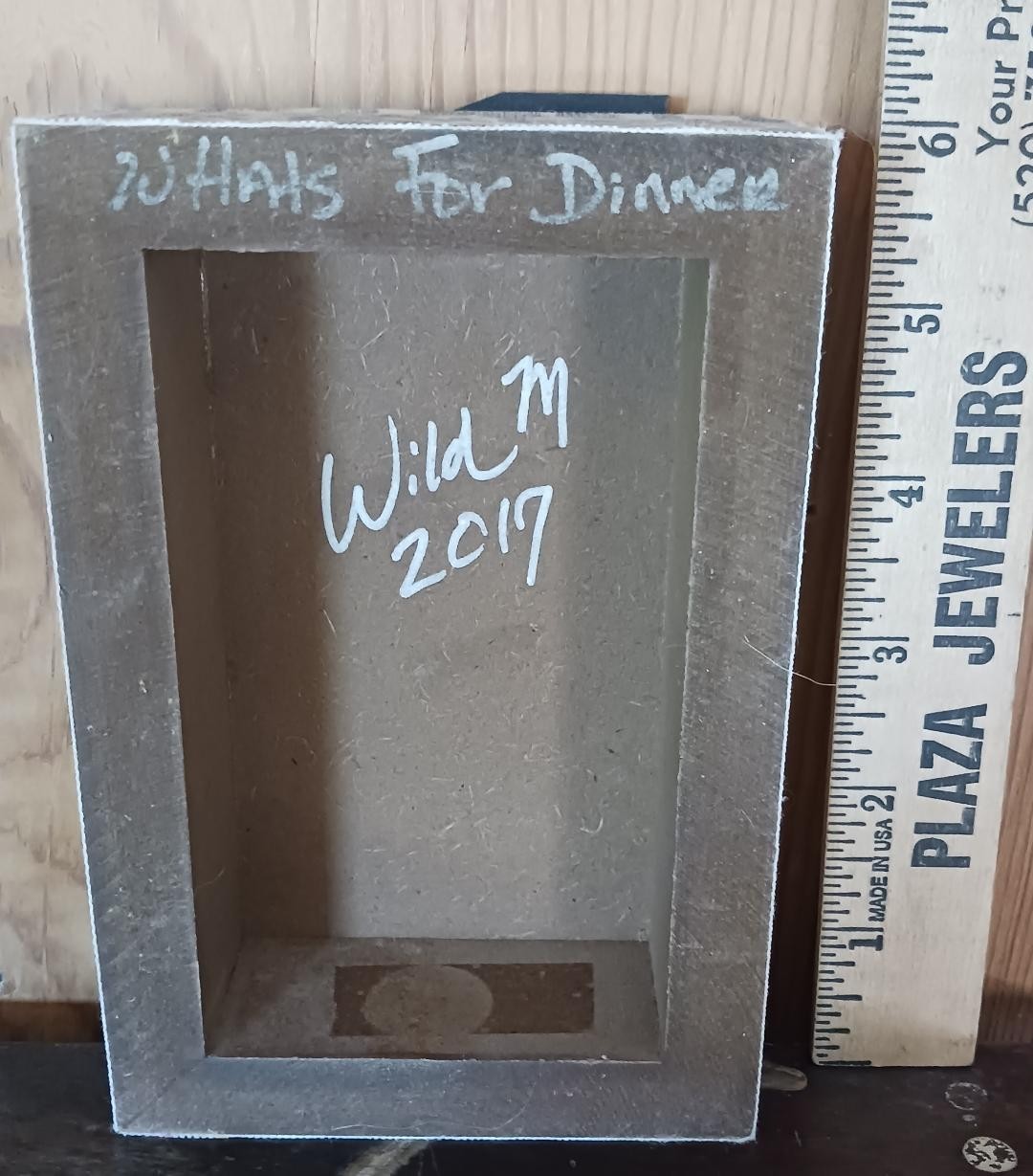 Spam For Dinner Good Wife 1950s TV Clown Statement Assemblage by Wild M