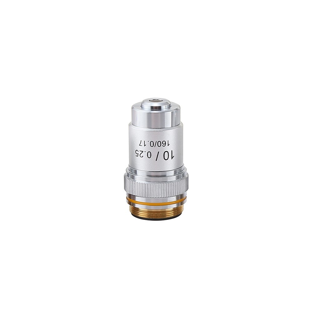 Standard RMS Thread Achromatic Objective Lens Accessory Silver Copper RMS Lens