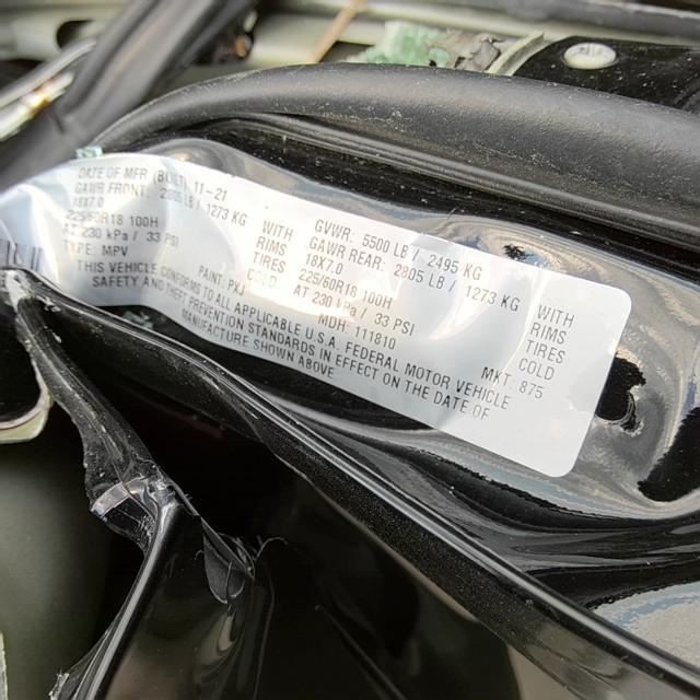CHEROKEE 2021 Air Shutter 772214