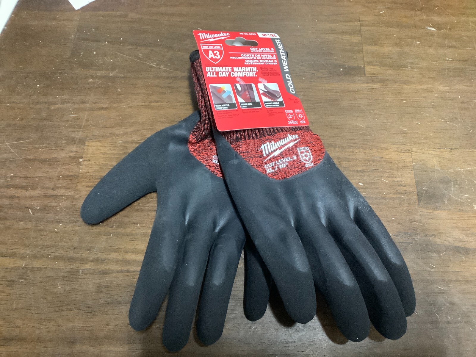Milwaukee 48-22-8923 - Insulated Winter Glove - Dipped - Cut 3 - XL