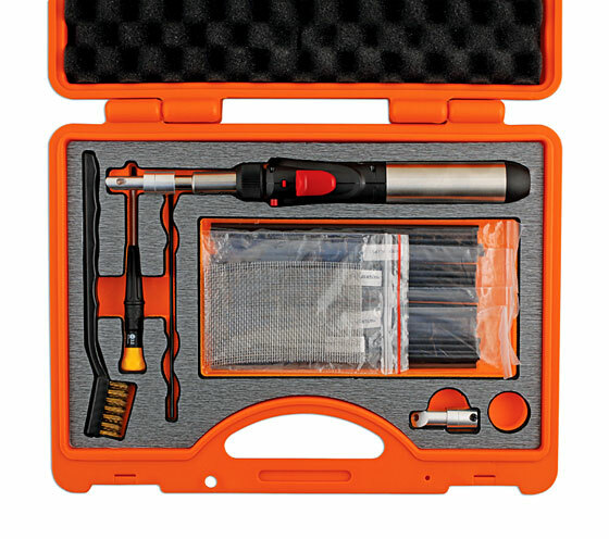 Power-Tec Plastic Welding Tool Kit Weld Repair Broken Plastic Parts With Case