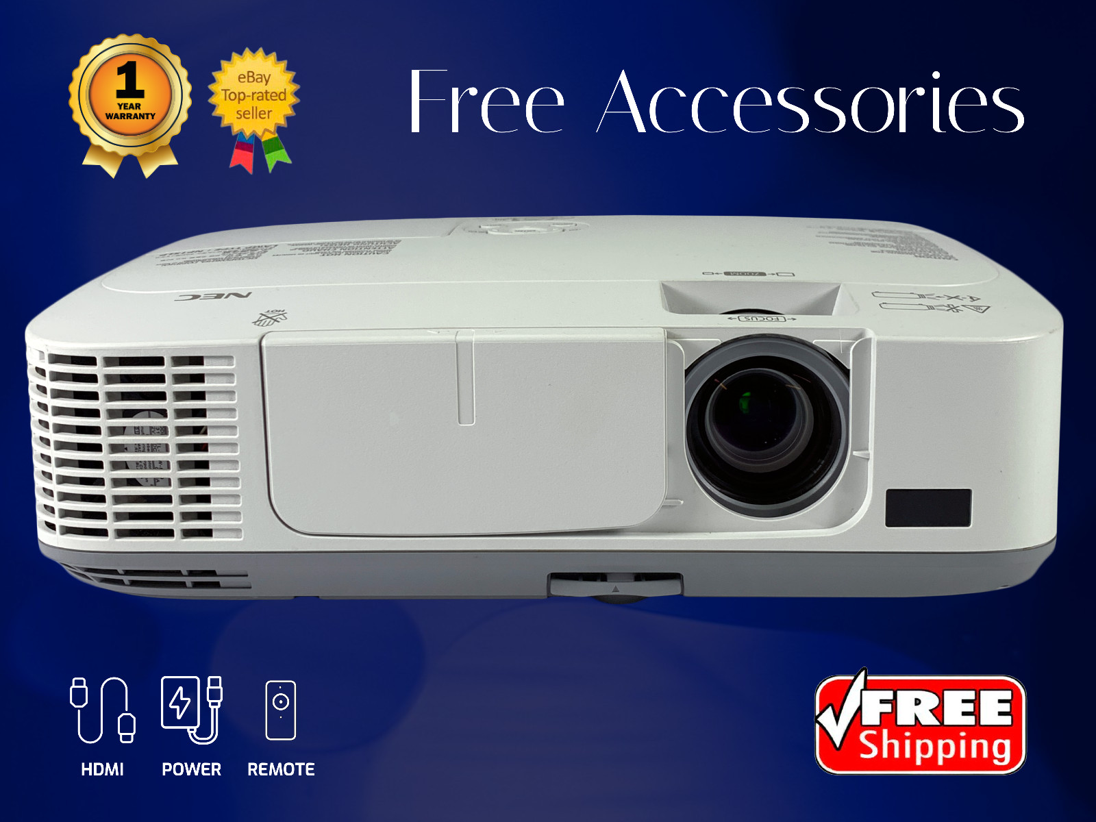 Universal Compatibility 3LCD Projector for Nintendo, PlayStation, Xbox 2700 ANSI
