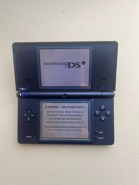 Nintendo DSi Console - Dark Blue - With Charger - Custom New Shell