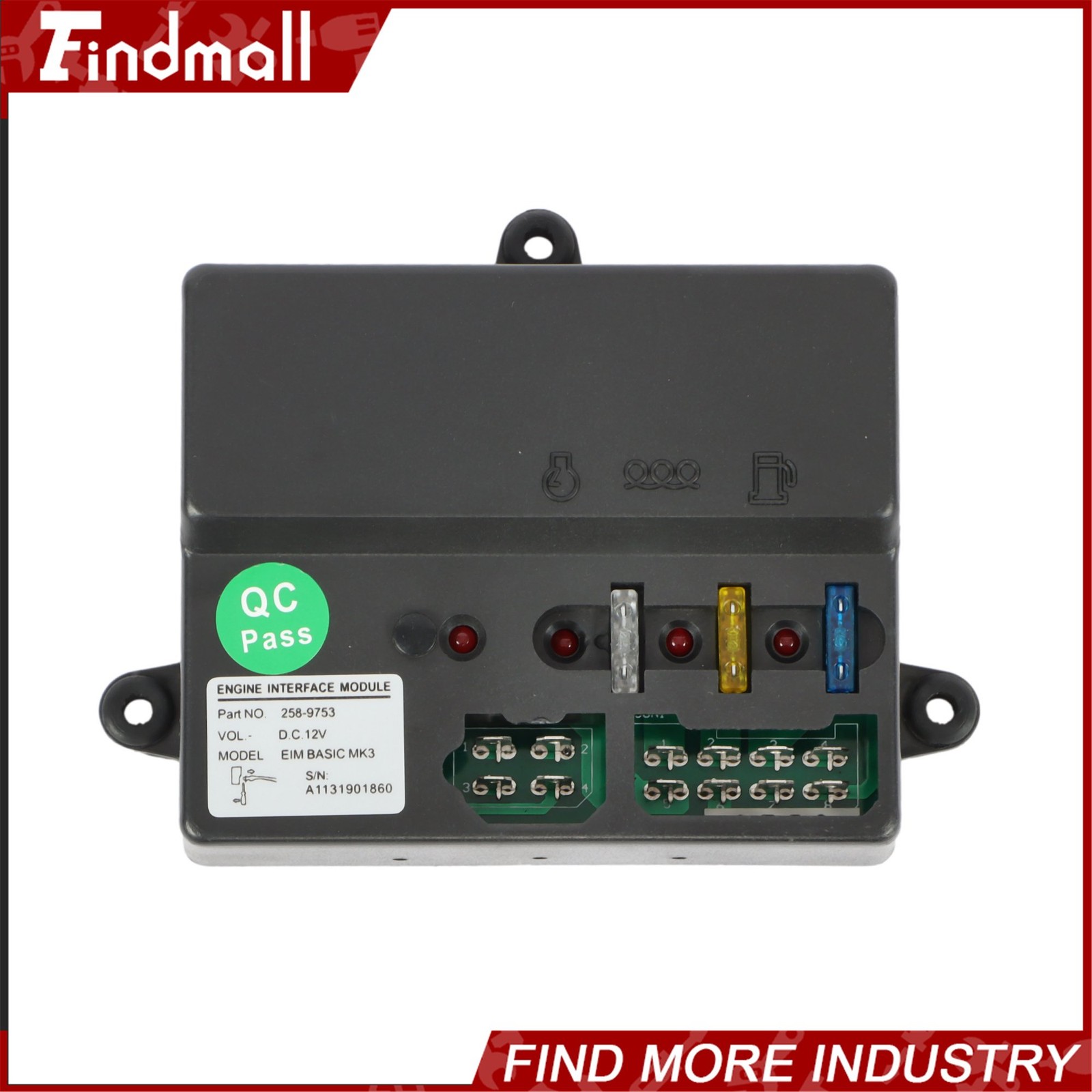 Findmall EIM 258-9753 917-422 12V Generator Controller Engine Interface Module