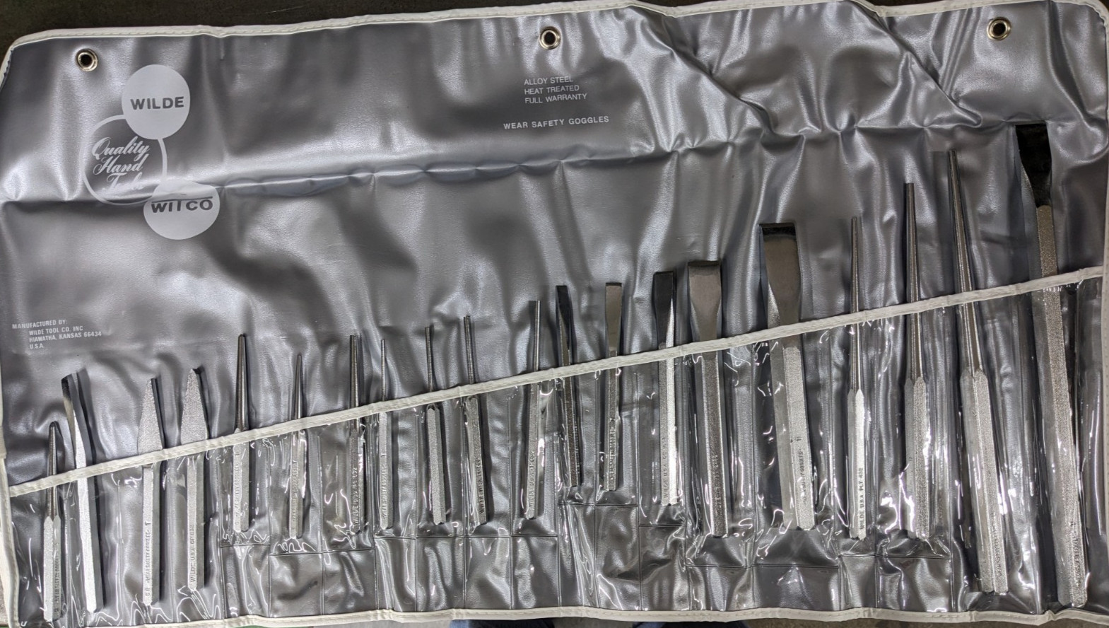 Wilde 20 Piece Master Mechanics Punch & Chisel Master Set K20 USA