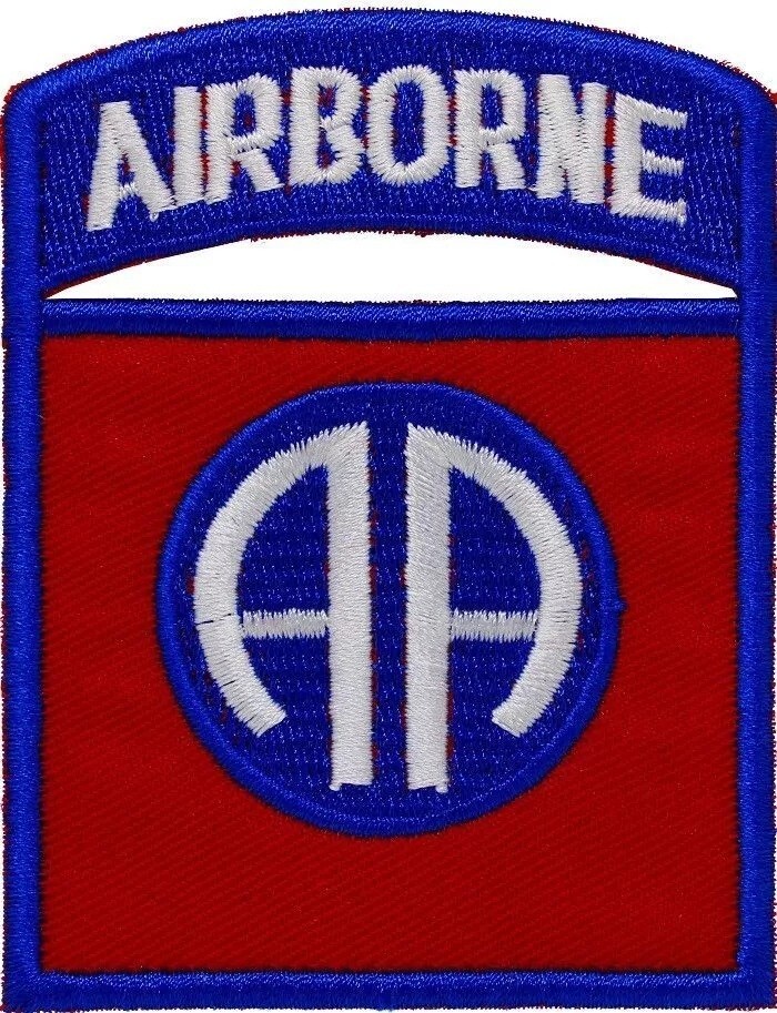 82nd Airborne Infantry Division MILITARY MORALE Embroidered Iron-On PATCH 3.25"