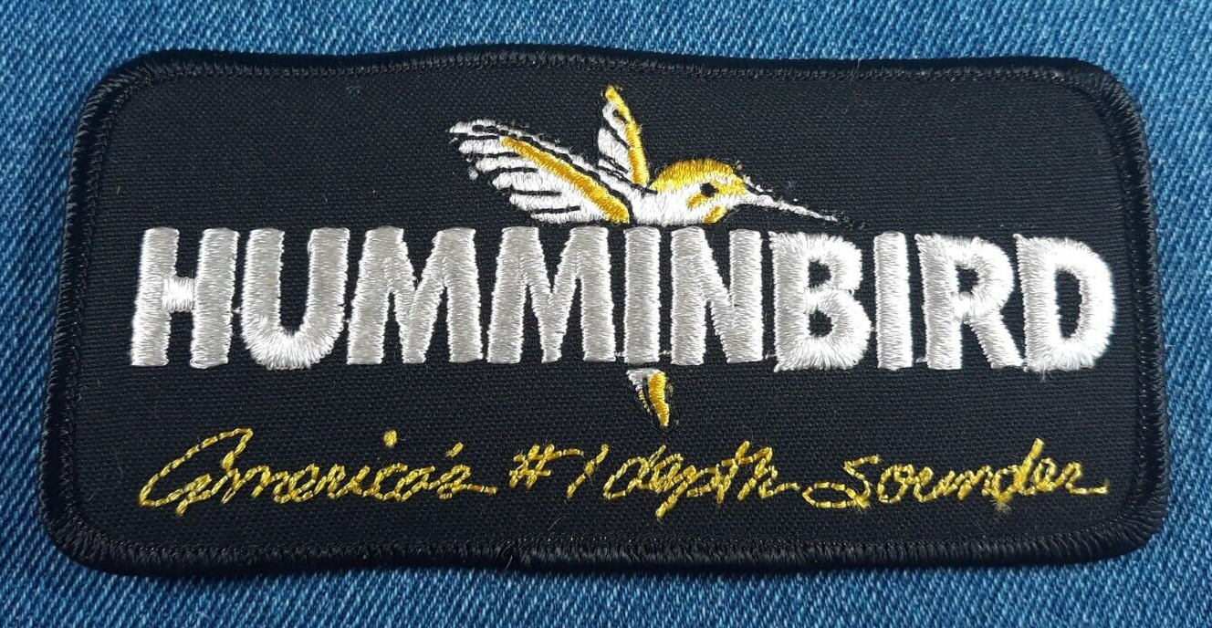 NOS Vintage Original Humminbird America's #1 Depth Sounder 5" Patch - Fishing