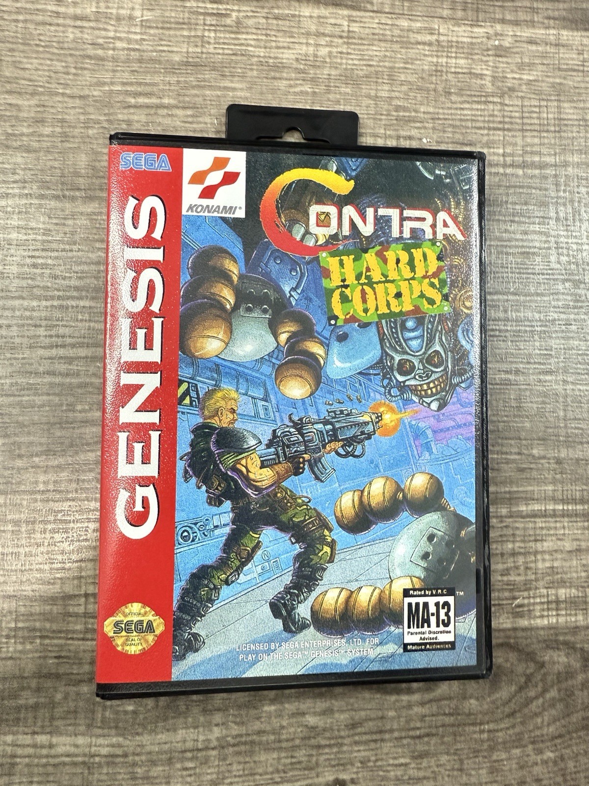 Contra Hard Corps Custom Game Case For Sega Genesis  *NO GAME*