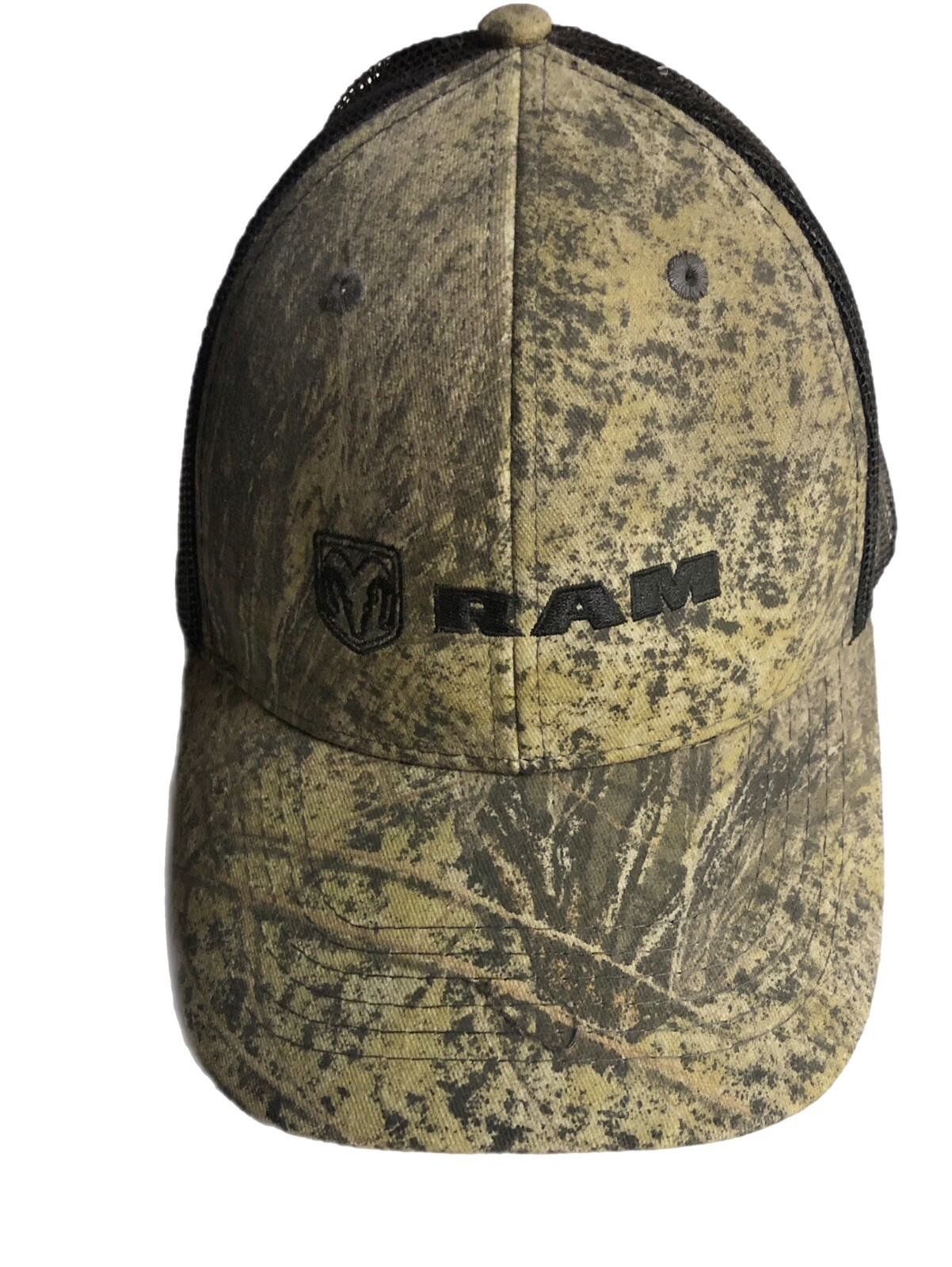 Ram Truck Mossy Oak  Hat Cap Camo Embroidered Logo Mesh Back Official Licensed