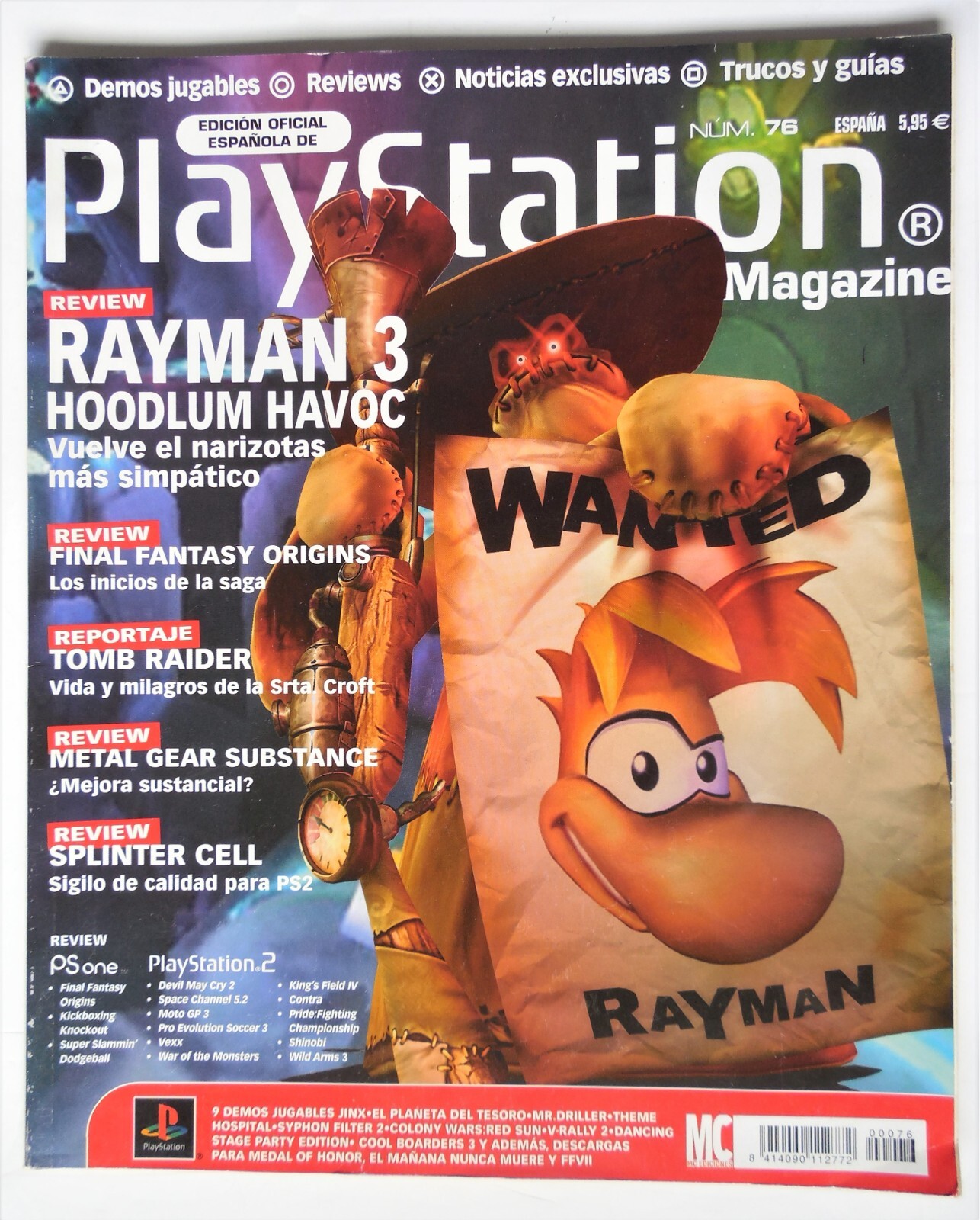 PLAYSTATION MAGAZINE No. 76 - SPANISH EDITION -- ABRIL 2003