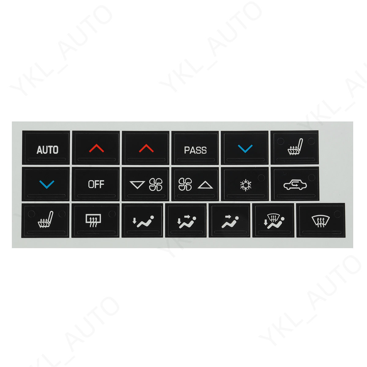A/C Climate Control Button Repair Decals Stickers For Buick Lacrosse 2005-2009