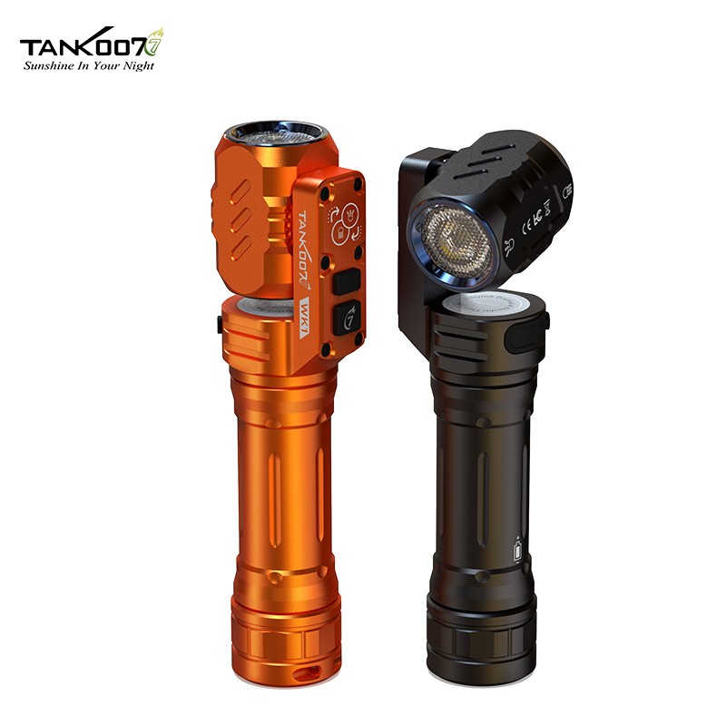 Tank007 WK1 Rechargeable EDC Flashlight 1400 Lumens Portable Magnetic Worklight