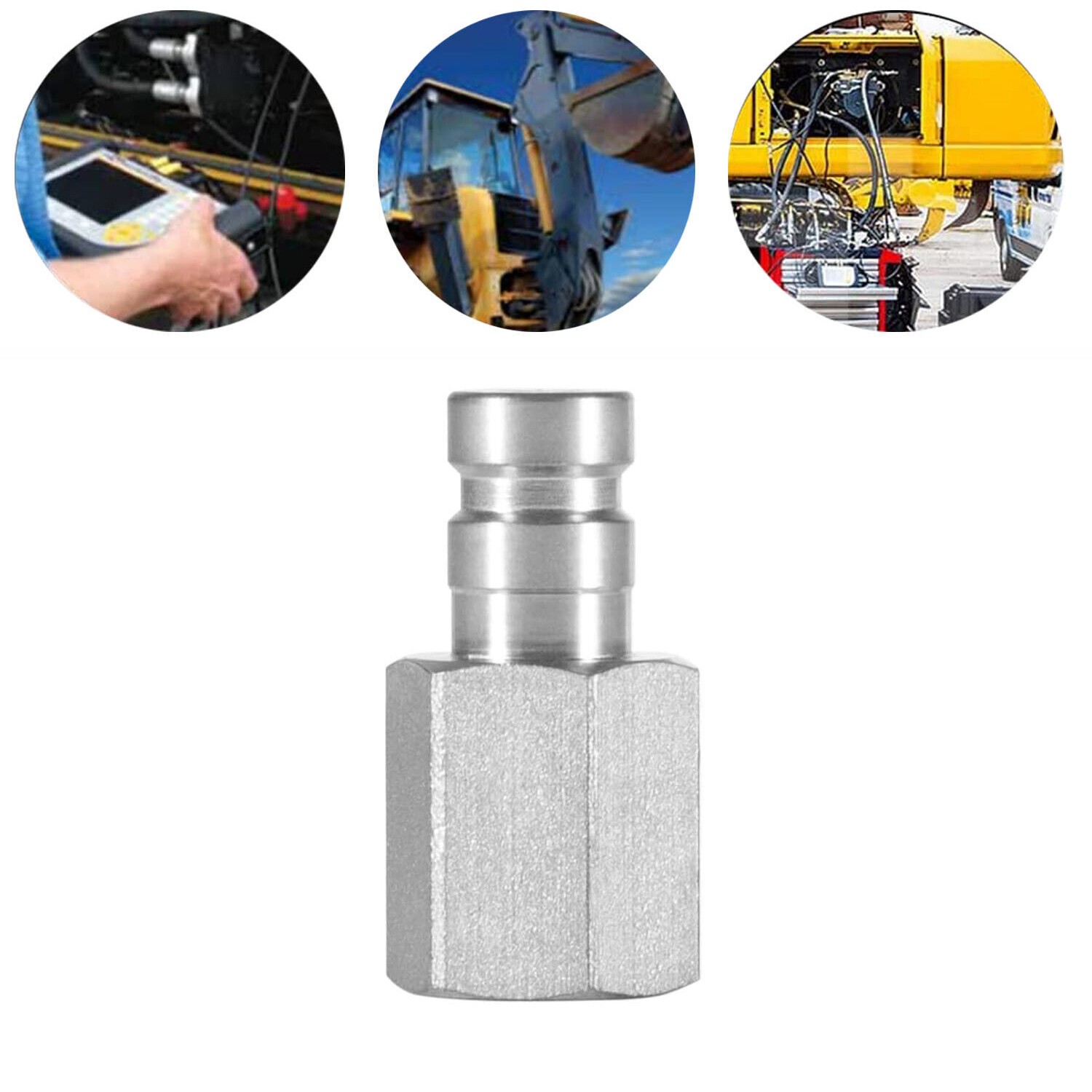 PD342 PD Steel Test Port & Diagnostic Equipment Quick Nipple Female Pipe Thread