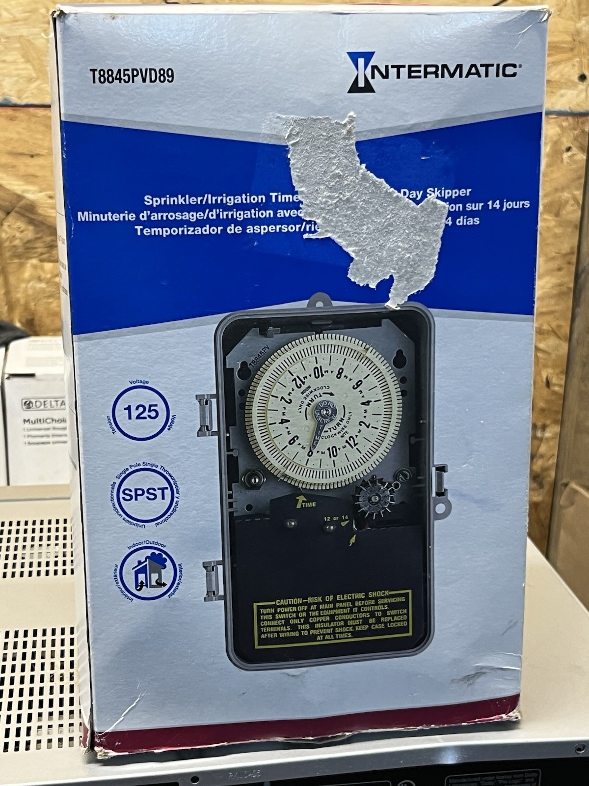 Intermatic T8845PVD89 Sprinkler Irrigation 14-Day Skipper Time Switch Timer 24V