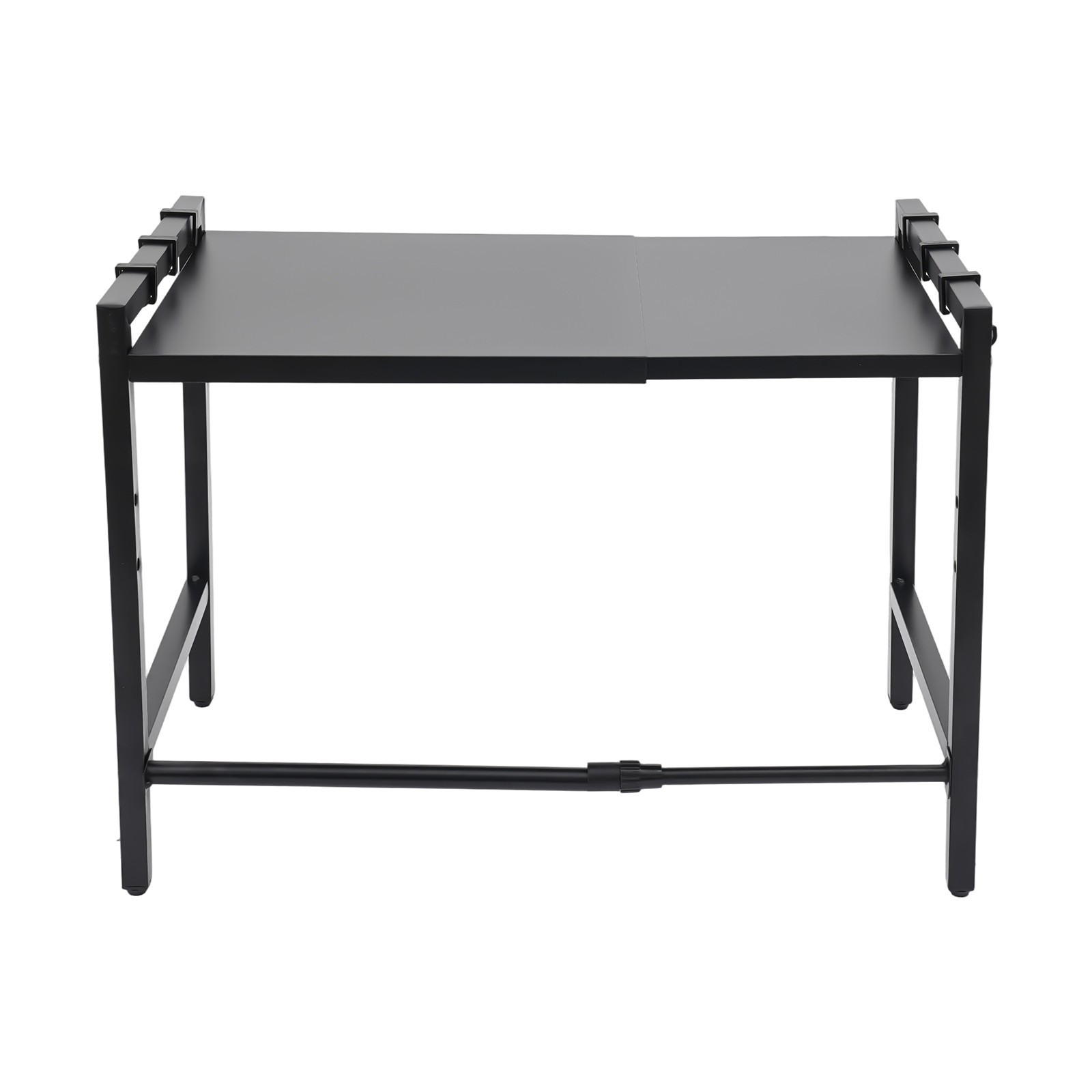 Kitchen Countertop Organizer with Hooks Adjustable Microwave Stand 66lbs Load