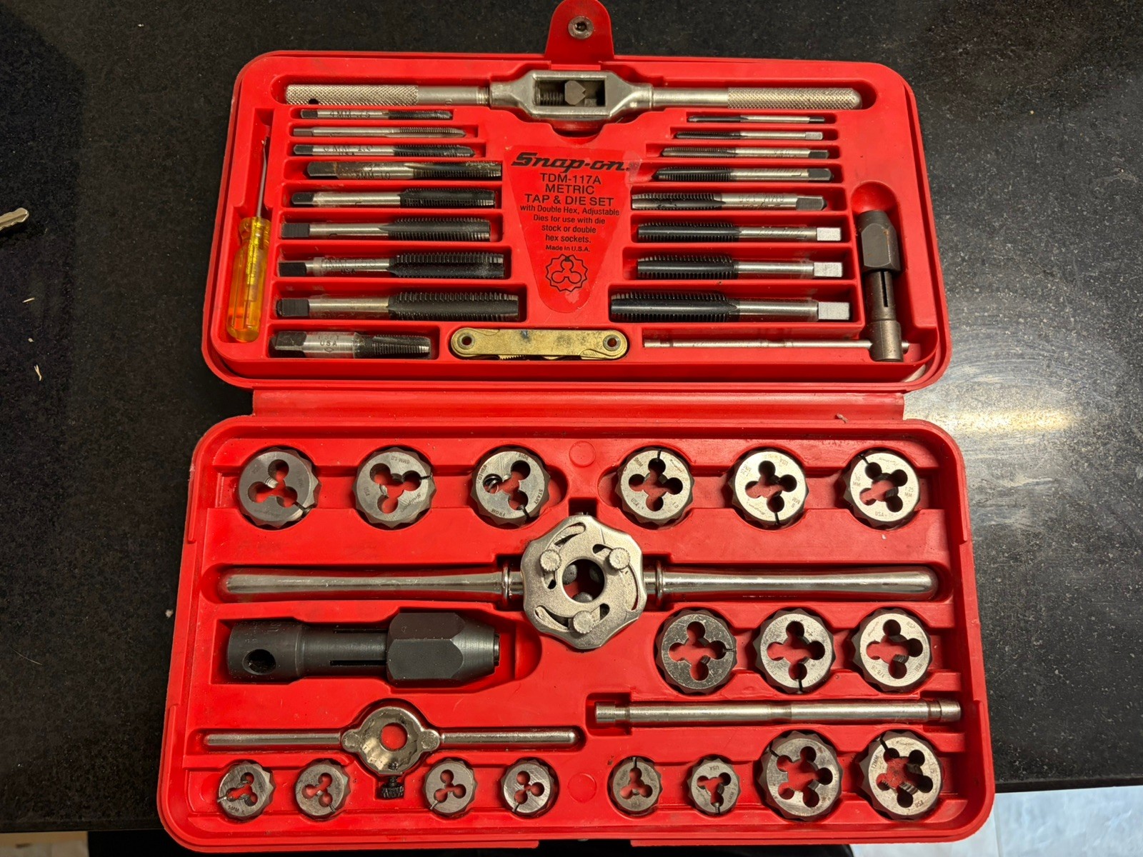Snap On Tap And Die Set TDM117A